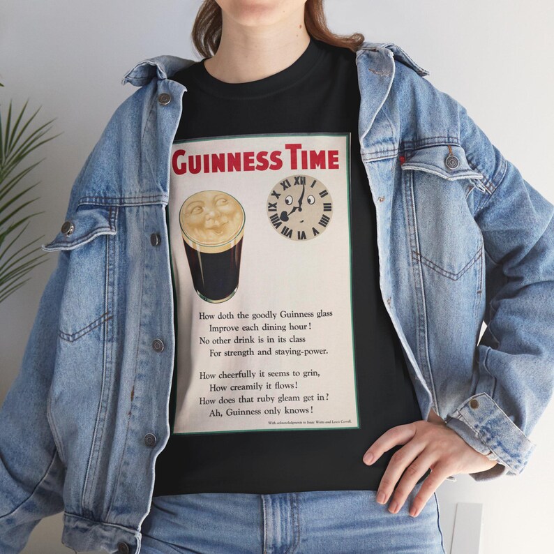 Guinness Time poster tee | T-Shirt image 17