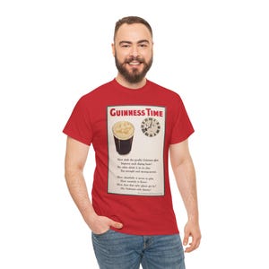 Guinness Time poster tee | T-Shirt image 6