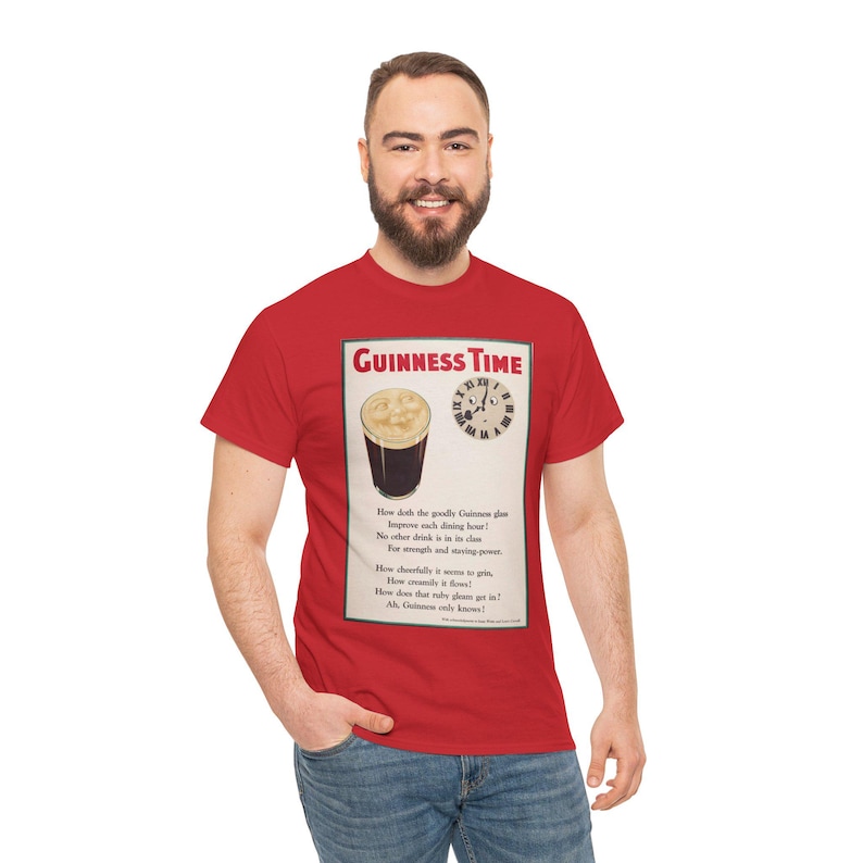 Guinness Time poster tee | T-Shirt image 6