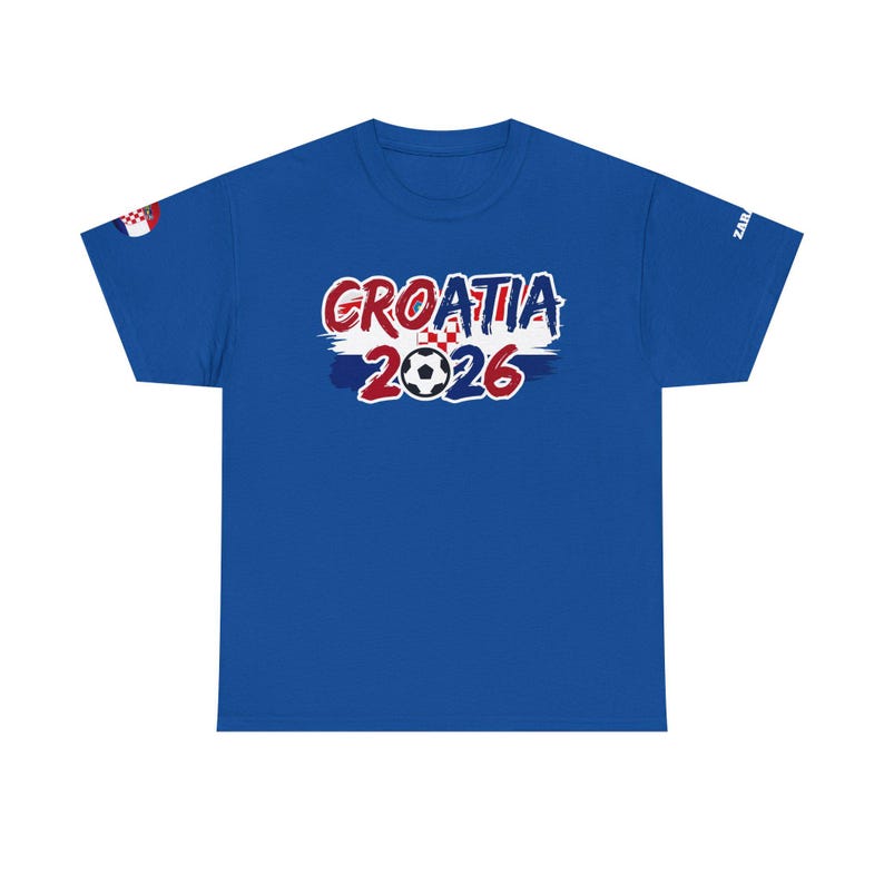 Croatia 2026 Soccer Tee | Croatian Football World Cup Supporter Shirt image 2