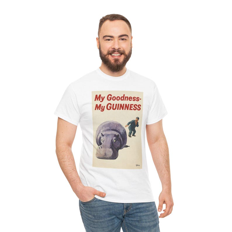 My Goodness My Guinness poster tee | T-Shirt image 16