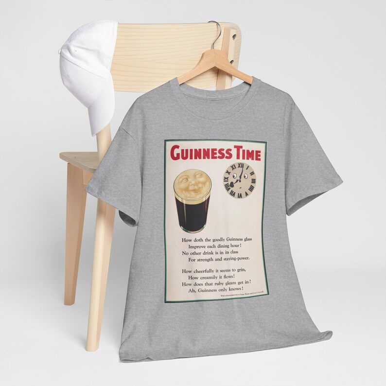 Guinness Time poster tee | T-Shirt image 8