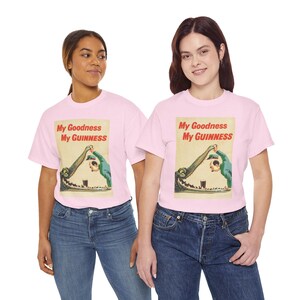 My Goodness My Guinness Tee | Vintage Pub Ad Style Shirt image 17