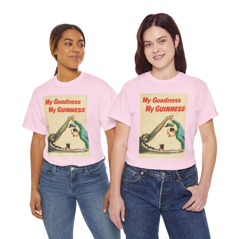 My Goodness My Guinness Tee | Vintage Pub Ad Style Shirt image 17
