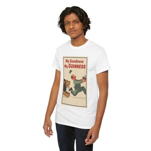 My Goodness My Guinness poster T-Shirt | Vintage Beer Ad Tee image 16