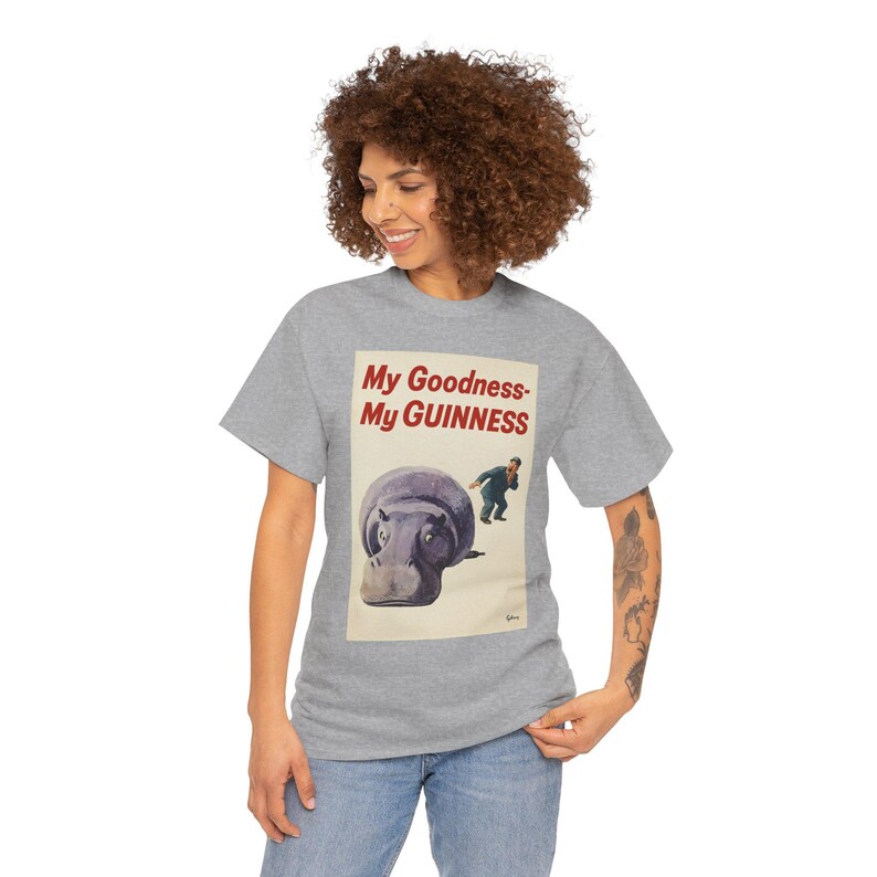 My Goodness My Guinness poster tee | T-Shirt image 9