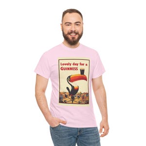 Guinness Toucan Poster Tee | Vintage Beer Ad T-Shirt image 12