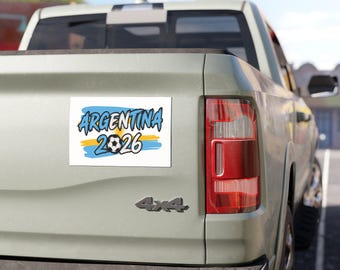Argentina 2026 World Cup Car Magnet | Football Supporter Vinyl Decal