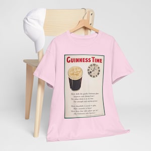 Guinness Time poster tee | T-Shirt image 9