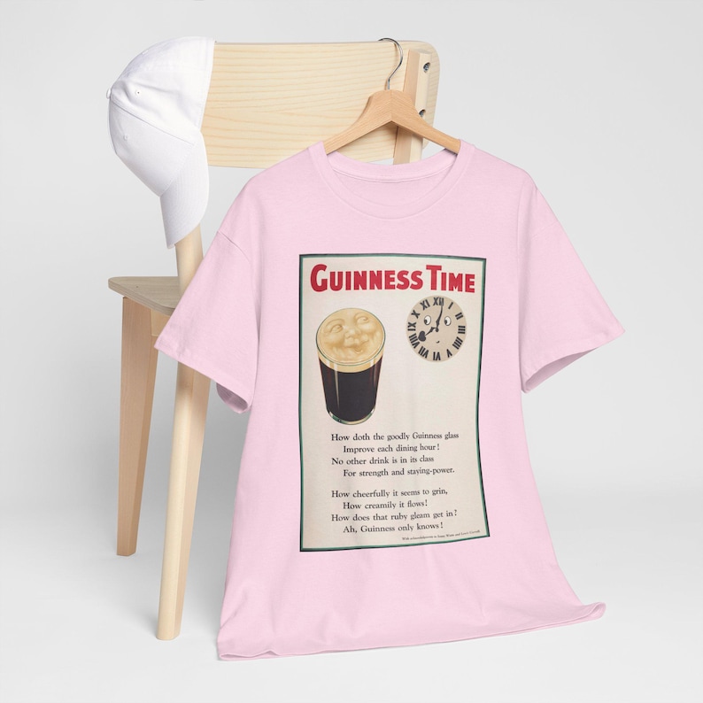 Guinness Time poster tee | T-Shirt image 9