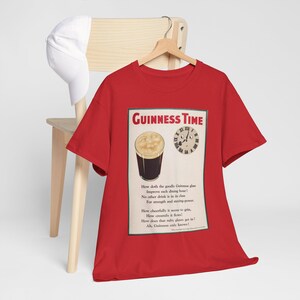 Guinness Time poster tee | T-Shirt image 10