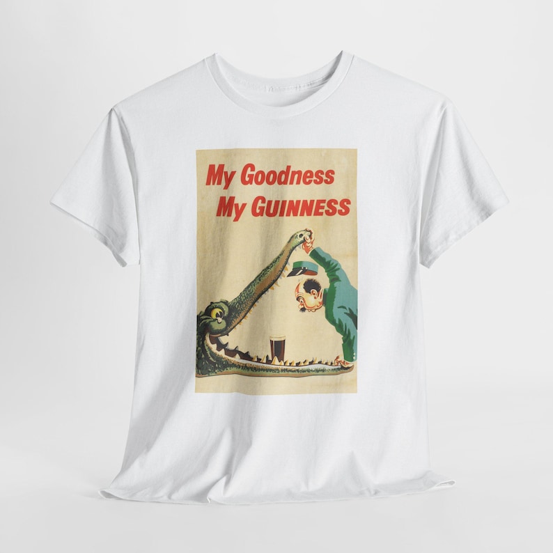 My Goodness My Guinness Tee | Vintage Pub Ad Style Shirt image 2