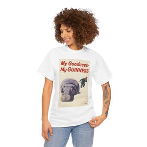 My Goodness My Guinness poster tee | T-Shirt image 7