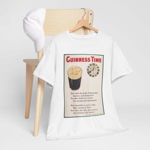Guinness Time poster tee | T-Shirt image 7