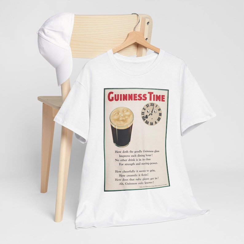 Guinness Time poster tee | T-Shirt image 7