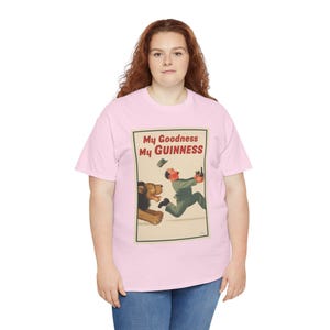 My Goodness My Guinness poster T-Shirt | Vintage Beer Ad Tee image 15