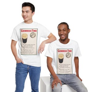 Guinness Time poster tee | T-Shirt image 11