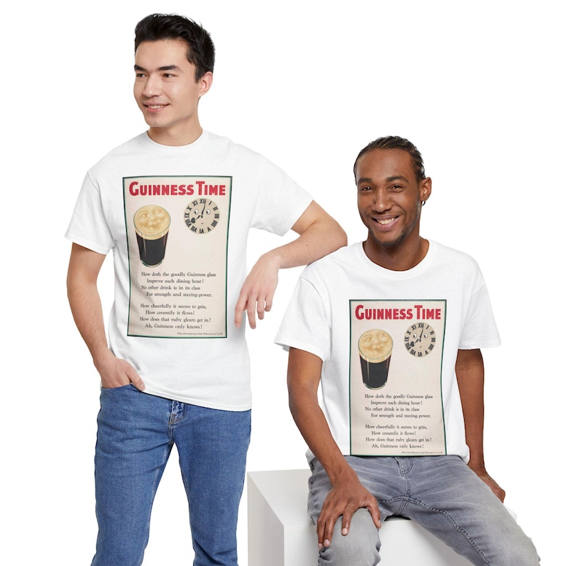 Guinness Time poster tee | T-Shirt image 11