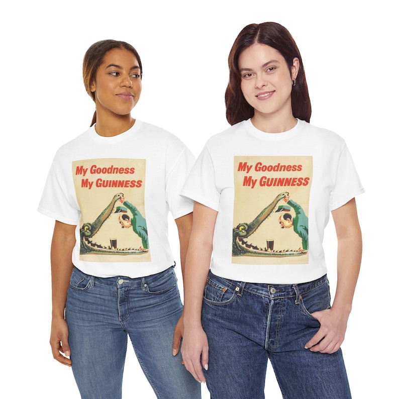 My Goodness My Guinness Tee | Vintage Pub Ad Style Shirt image 1