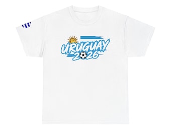 Uruguay 2026 Soccer Fan Tee | World Cup Cotton Shirt