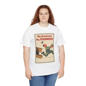 My Goodness My Guinness poster T-Shirt | Vintage Beer Ad Tee image 11