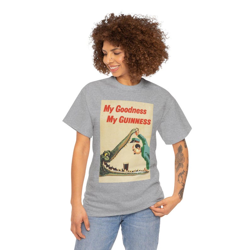 My Goodness My Guinness Tee | Vintage Pub Ad Style Shirt image 10