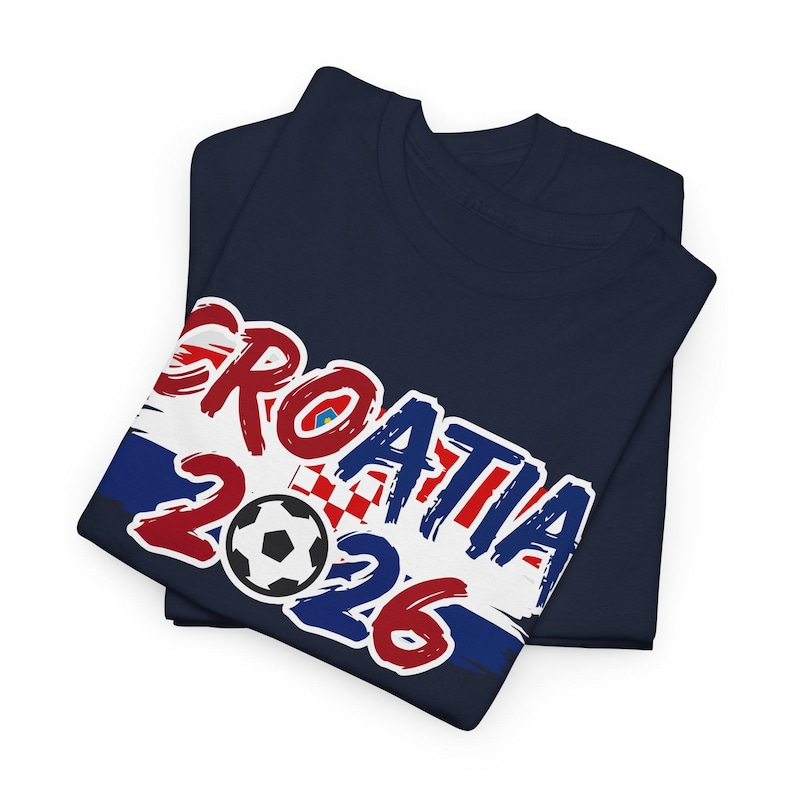 Croatia 2026 Soccer Tee | Croatian Football World Cup Supporter Shirt image 13