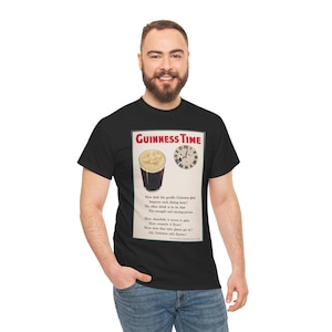 Guinness Time poster tee | T-Shirt image 3