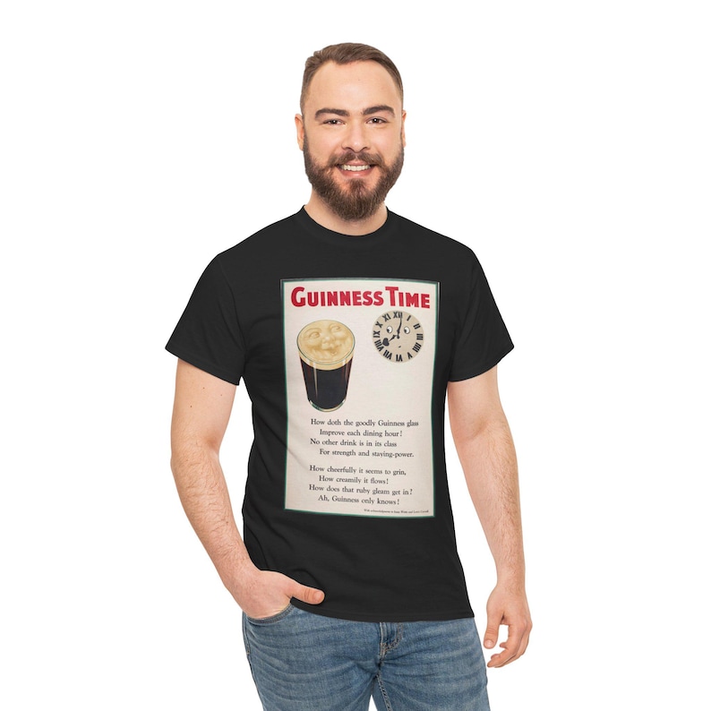 Guinness Time poster tee | T-Shirt image 3