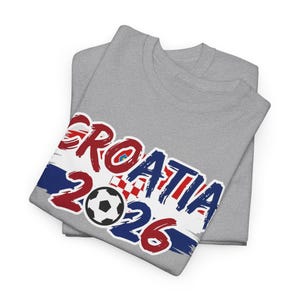 Croatia 2026 Soccer Tee | Croatian Football World Cup Supporter Shirt image 8