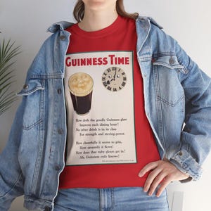 Guinness Time poster tee | T-Shirt image 20