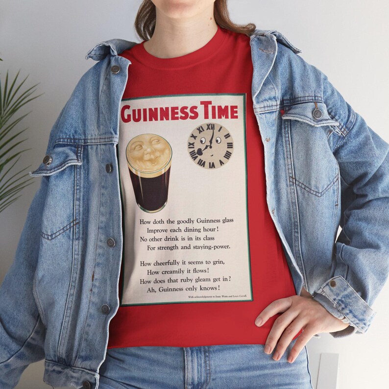 Guinness Time poster tee | T-Shirt image 20