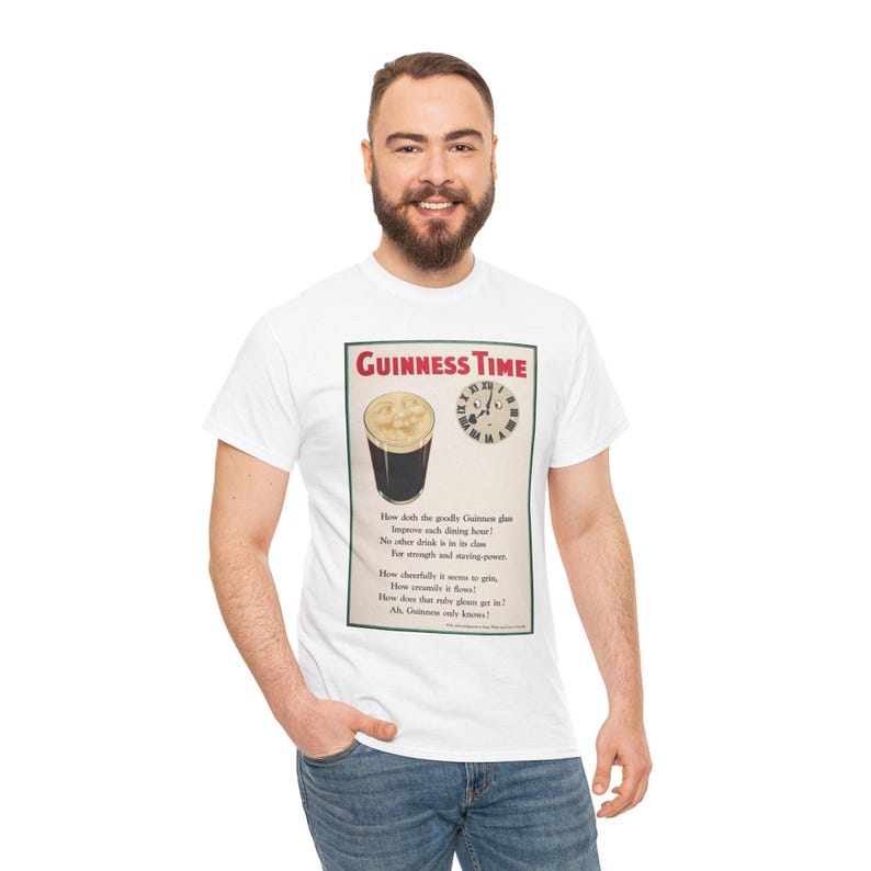 Guinness Time poster tee | T-Shirt image 2