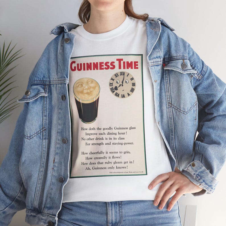 Guinness Time poster tee | T-Shirt image 16