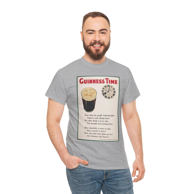 Guinness Time poster tee | T-Shirt image 4