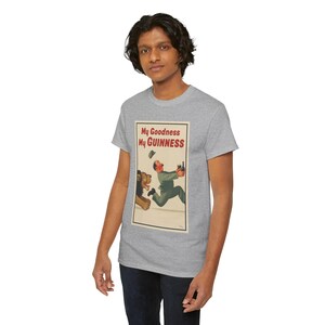 My Goodness My Guinness poster T-Shirt | Vintage Beer Ad Tee image 18