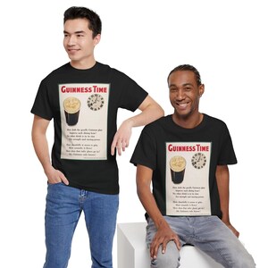 Guinness Time poster tee | T-Shirt image 12