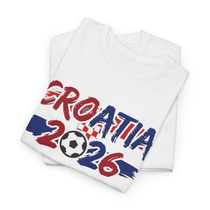 Croatia 2026 Soccer Tee | Croatian Football World Cup Supporter Shirt image 5