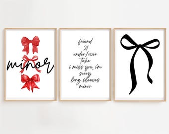 Gracie Abrams Minor Album Aesthetic ePrint Digital Download Print