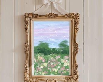 Gracie Abrams Cottagecore Floral Free Now Spring Aesthetic Inspired The Secret Of Us Print Albums