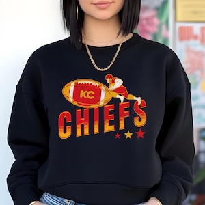 Vintage KC Chiefs-shirt, Kansas City voetbalsweater, Kansas City voetbalhoodie, Game Day-shirt, trendy Kansas City-fanshirts, Chiefs