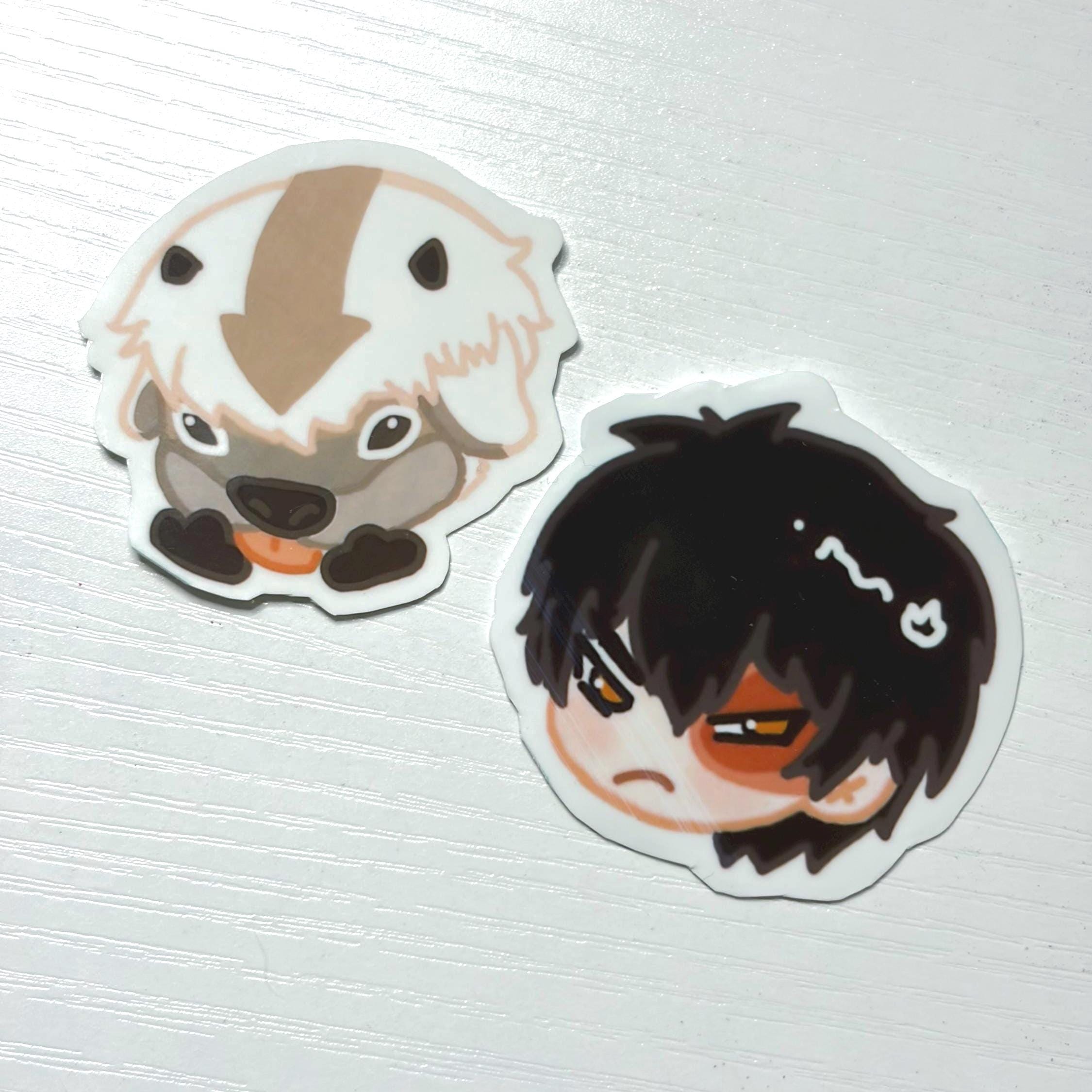 Avatar the Last Airbender Appa and Zuko Stickers - Etsy