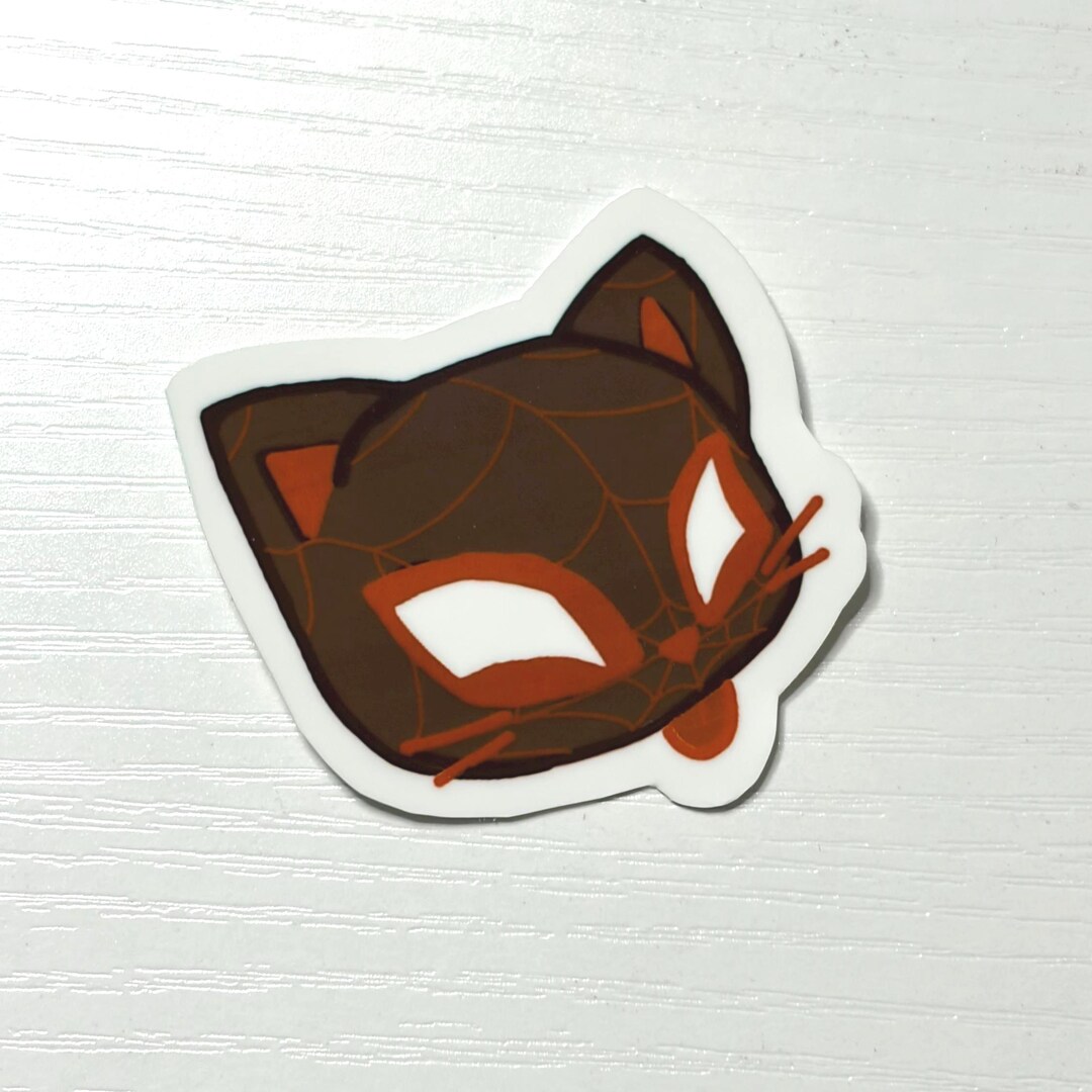 Miles Meowrales Spider-man Sticker - Etsy