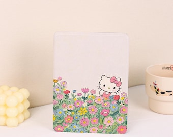 Kitten And Flower New Kindle Personalized Case Paperwhite12/11/10 Case for Kindle Paperwhite 6.8'' 7", 2025 Kindle, Paperwhite Fashion Cover
