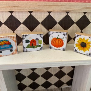 Miniature Fall decorations