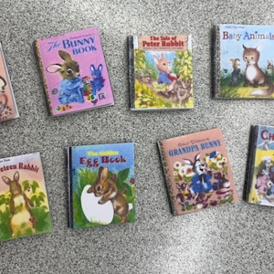 Miniature Easter books