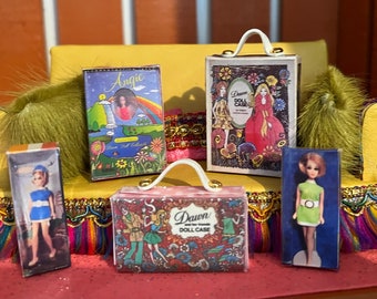 Miniature Dawn Doll boxes