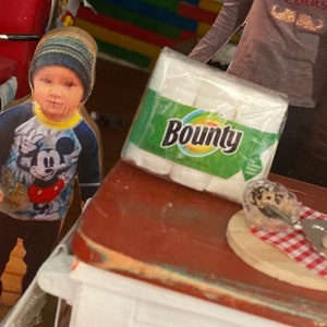 Miniature paper towels