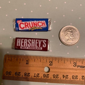 Miniature candy bars