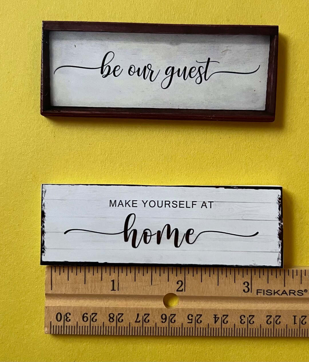 Miniature Guest House Signs Etsy